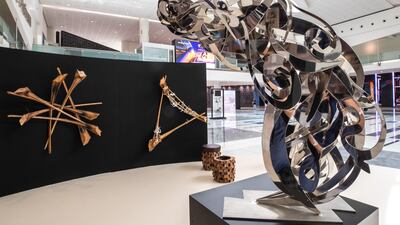 Adihex is an annual event held under the patronage of Sheikh Hamdan bin Zayed, the Ruler’s Representative of Al Dhafra Region and Chairman of the Emirates Falconers’ Club. Victor Besa / The National