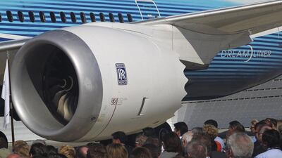 Rolls-Royce engines are used on superjumbos including the Boeing 787 Dreamliner. Anthony Bolante / Reuters