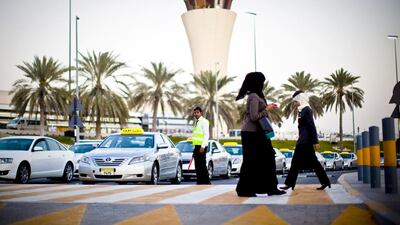 Abu Dhabi International Airport welcomed 1.36 million passengers on the month in September. Silvia Rázgová / The National