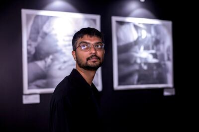 Photographer Aman Ali is colour-blind. Victor Besa / The National