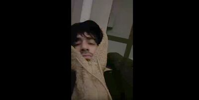 Zahir filmed himself in the back of a lorry as he tried to smuggle himself back out of the UK. Photo: Supplied