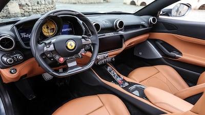 The Portofino has a completely new cockpit, which also features a totally fresh air-conditioning system. Ferrari