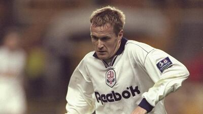 John McGinlay played for Bolton Wanderers from 1992-97. Shaun Botterill / AllSport