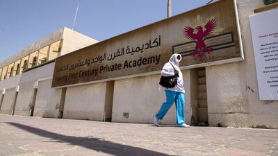 Parents of pupils at 21st Century Private Academy in Abu Dhabi fear for the fees they have paid to the school. Christopher Pike / The National