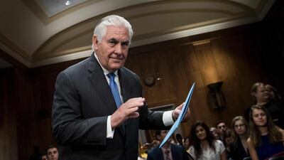 Rex Tillerson. Brendan Smialowski / AFP
