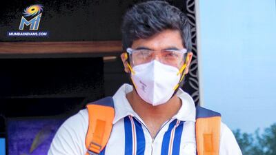 Mumbai Indians fast bowler Jasprit Bumrah is in UAE for IPL 2020. Courtesy Mumbai Indians twitter / @mipaltan