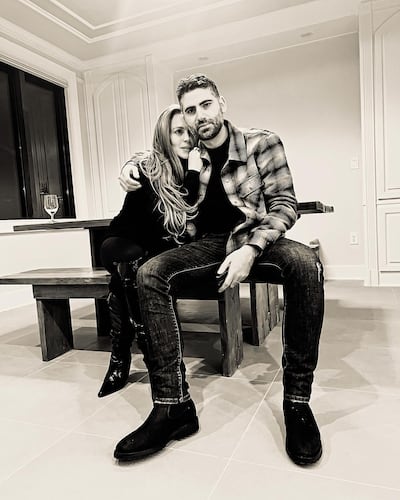 Lindsay Lohan met her Kuwaiti husband Bader Shammas in Dubai. The pair got married in 2022. Photo: @lindsaylohan / Instagram