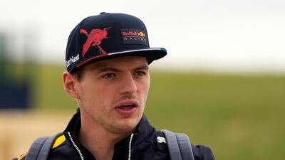 Red Bull world champion Max Verstappen opted for a more traditional look. AP