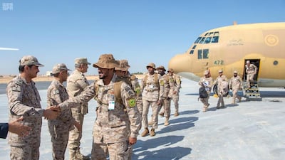 UAE, Saudi Arabia and Egypt, Jordan, Bahrain and Kuwait are taking part in the 16-day training. Saudi Press Agency