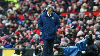 Manuel Pellegrini has seen Manchester City's title defence come to a disappointing end after a poor run of form. Michael Regan / Getty