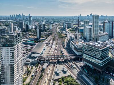 Stratford in east London has benefited from the Olympics being held in the area. Getty Images