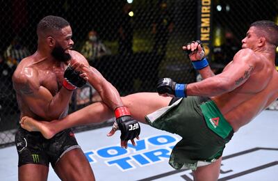 Gilbert Burns, right, was scheduled to face Kamaru Usman at UFC Fight Island. Zuffa