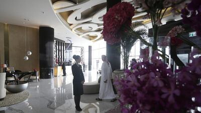 The 400-room Marriott Hotel Al Forsan started operations last month. Ravindranath K / The National