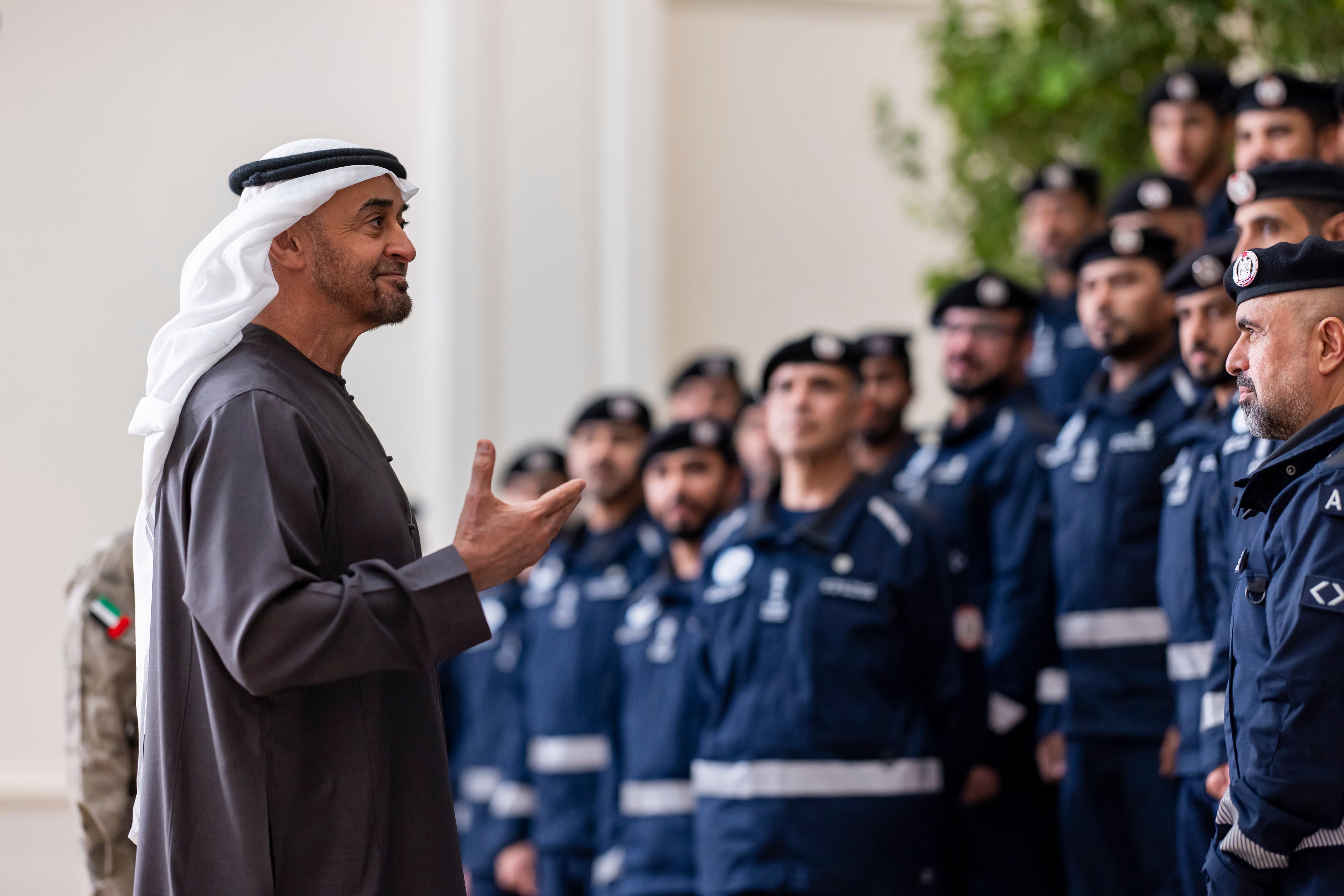 Image linked from the original feed: President Sheikh Mohamed congratulates UAE Search and Rescue team for retaining elite status