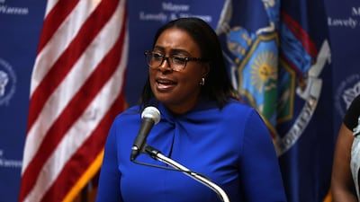 Rochester Mayor Lovely Warren called for calm while police investigate a shooting at a party that left two people dead and 14 wounded on September 19, 2020. AFP