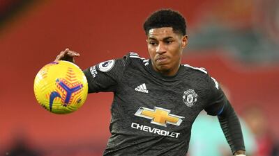 Marcus Rashford - 6. Playing centre forward. Lots of running but offside four times in a first half where United didn’t have a single shot on target. His runs excite but led to little and his manager pointed them out as an area his players could’ve improved. There was one run where Cavani was to his left in space. Booked. EPA