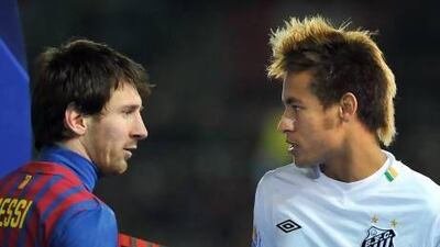 Lionel Messi, left, may benefit from Neymar at Barcelona, but Brazil benefits more from Neymar learning valuable tactics and skills with the Catalans.
