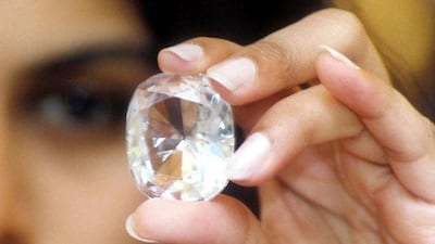 The Koh-i-Noor diamond. AFP
