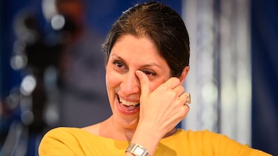 Nazanin Zaghari-Ratcliffe joined a panel discussing women's rights and Iran at the Glastonbury Festival. Getty Images