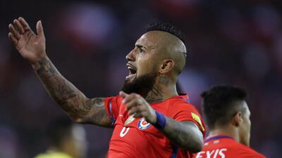 CM: Arturo Vidal of Chile and Bayern Munich. Elvis Gonzalez / EPA