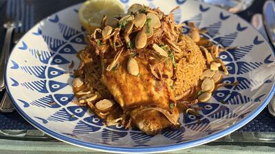 A seafood dish at Aqaba. Photo: Nico Dingemans