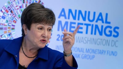 Kristalina Georgieva, head of the International Monetary Fund. AFP