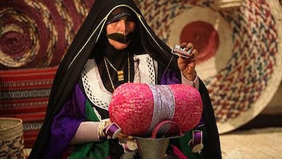 Ateeja Ali Al Muhairbi recalls learnt the intricate art form of talli embroidery as a child.