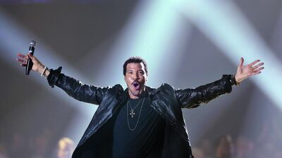 Lionel Richie is set to perform in Saudi Arabia later in 2019. He has visited the UAE in the past, performing at Dubai Media City Amphitheatre in April 2014 and at the Abu Dhabi Grand Prix in November 2016. Getty Images
