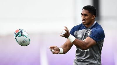 Ireland centre Bundee Aki. AFP