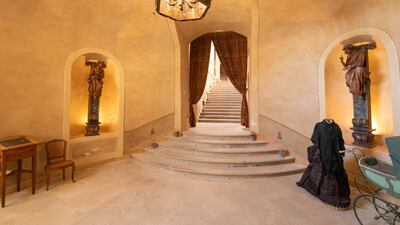 The chateau has been restored