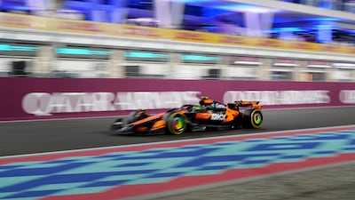 McLaren's Lando Norris snatched fourth place after overtaking Kimi Antonelli late in the race. PA