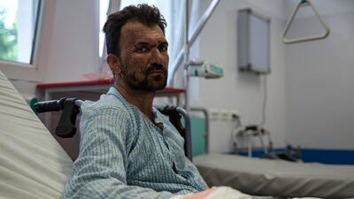 Abdul Wahad, 41, lost his leg in an explosion targeting a bus transporting government workers. Stefanie Glinski for The National