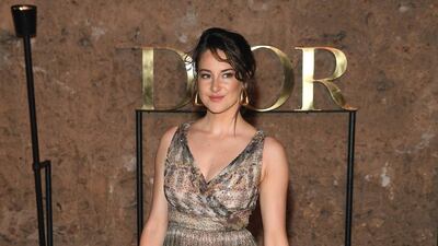 Actress Shailene Woodley attends the Christian Dior Cruise 2020 show in Marrakech. Getty Images
