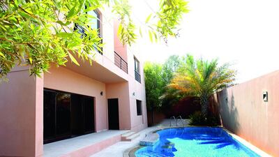 Five-bedroom villa on the edge of Khalifa City A, Abu Dhabi. Courtesy of Crompton Partners Estate Agents