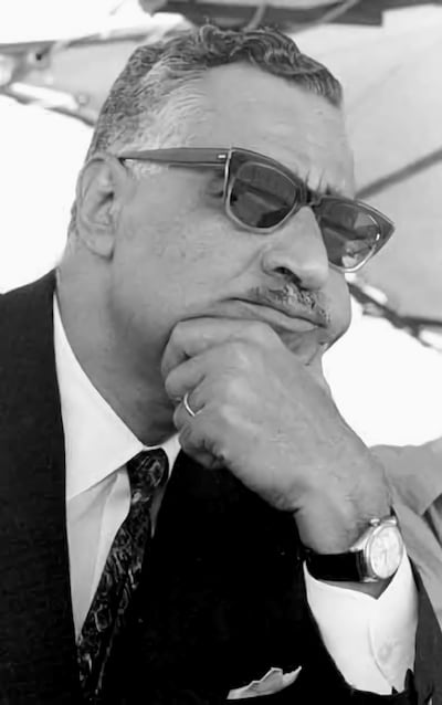 President Gamal Nasser wearing the Rolex Day-Date. Photo: Sotheby's