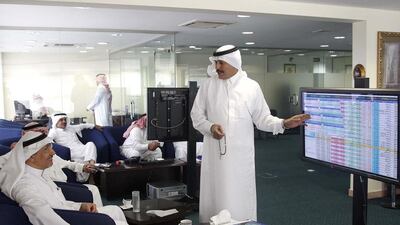 Saudi Arabia’s stock market is the most liquid in the region with volumes of more than US$1.3 billion a day. Ahmed Yosri for The National