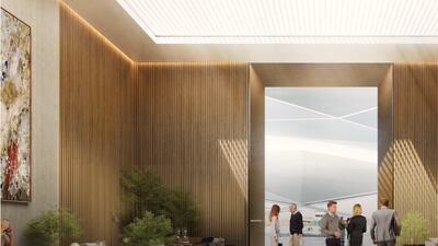 A rendering of the design for Amaala airport in Saudi Arabia, which will cater to the luxury traveller and should be completed by 2023. Supplied