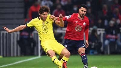 Zeki Celik – 6 The full-back seemed to cause problems for Alonso when he linked up with Samba on the wing before being forced off with a groin injury in the second half. AFP