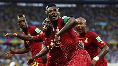 Ghana cancelled a friendly game in the tune-up to the event because Asamoah Gyan was not available, such is his important. Laurence Griffiths / Getty Images