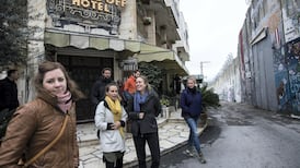 The Walled-Off Hotel in the West Bank is hemmed in by an eight-metre-high concrete wall built by Israel. Heidi Levine for The National