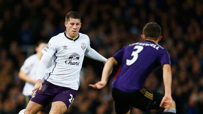 Ross Barkley in action for Everton during their FA Cup replay against West Ham at Upton Park. Julian Finney/Getty Images