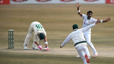 Pakistan's Hasan Ali picked up 10 wickets in the second Test against South Africa. AFP