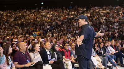 Tony Robbins's energy is undeniable
