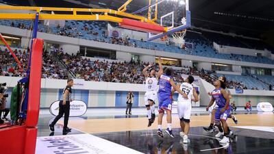 A general view of the action.