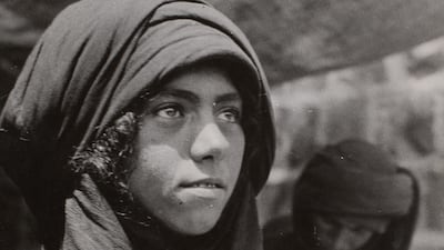 A Bedouin woman in Jordan, March 1946