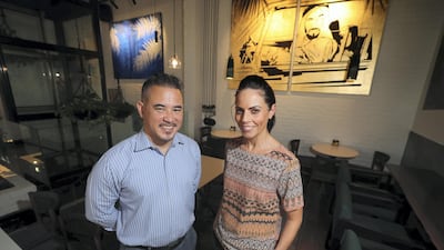 Robert Welsh set up a support group for teachers that Helene McGlone and thousands more are part of. Chris Whiteoak / The National