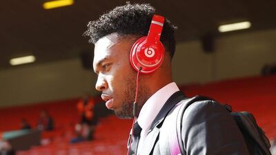 Liverpool’s Daniel Sturridge before the match. Action Images via Reuters / Carl Recine