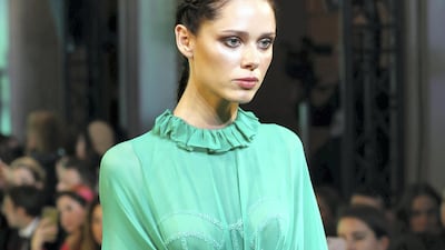 A look from Rami Kadi's spring/summer 2019 collection, Eternite Ephemere. Courtesy Rami Kadi