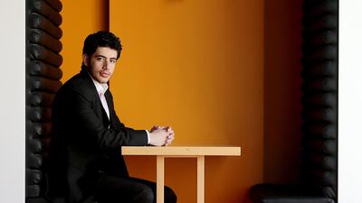 Talal Bayaa of Bayzat.com studied bio-engineering in California, but took to the finance industry like his father. Satish Kumar / The National