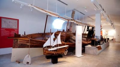 The RAK Pearl Museum showcases the equipment that pearl divers used to harvest pearls from the sea.